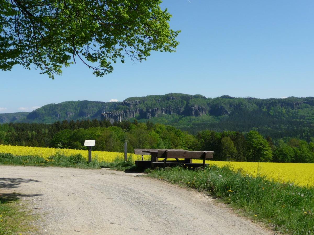 Pension Am Weinberg Saechsische Schweiz Mittelndorf Luaran gambar