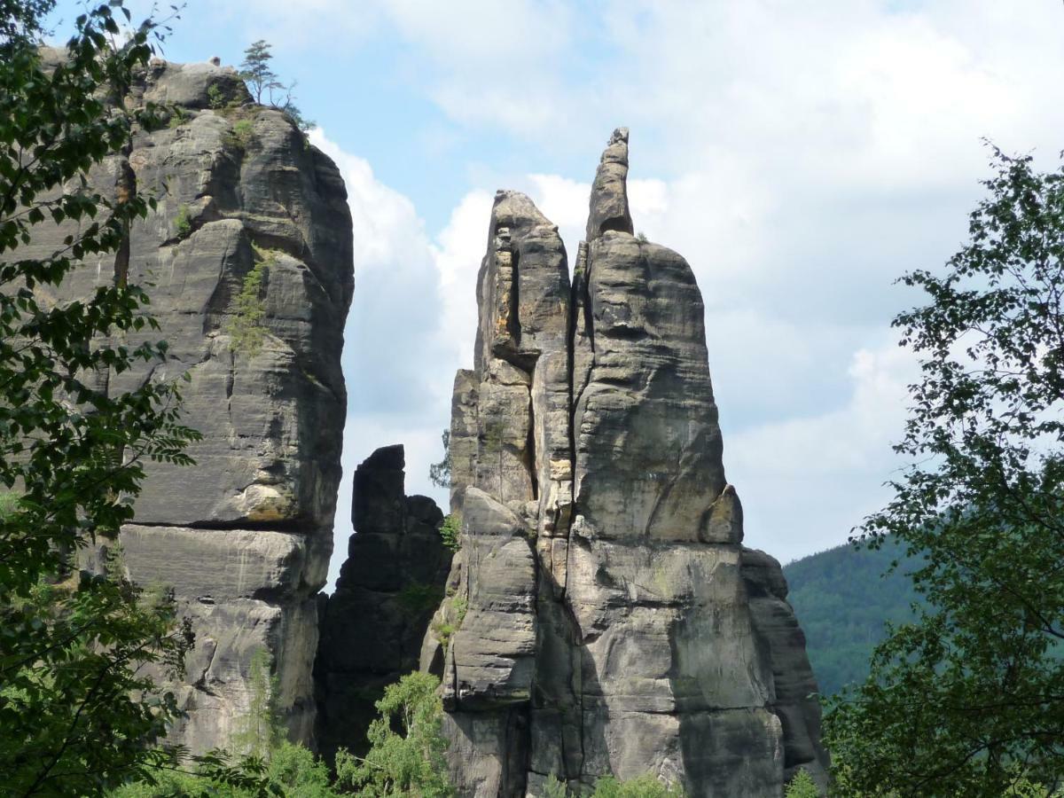 Pension Am Weinberg Saechsische Schweiz Mittelndorf Luaran gambar