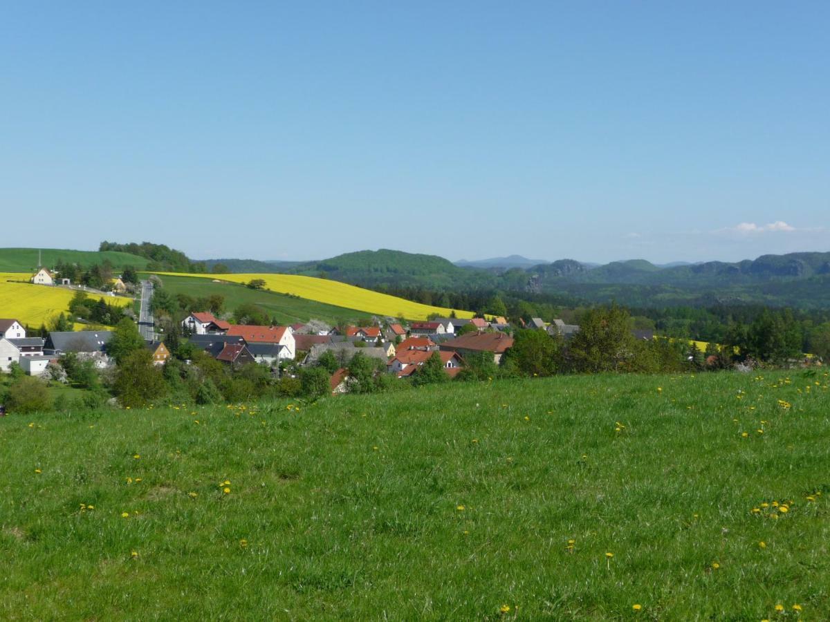 Pension Am Weinberg Saechsische Schweiz Mittelndorf Luaran gambar